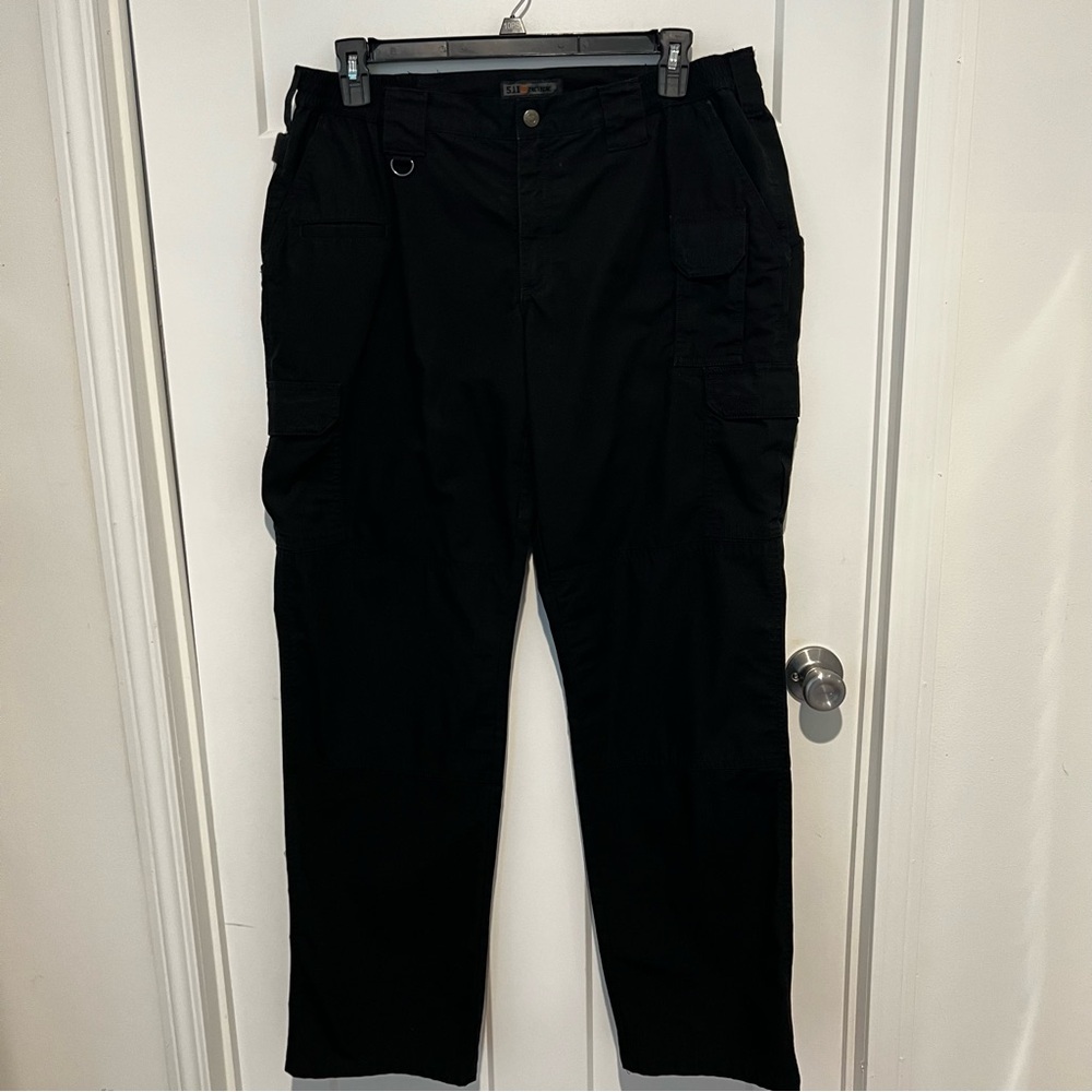 5.11 Tactical Taclite Pro Ripstop Pants Black Cargo Women's Size 18 Long 64358